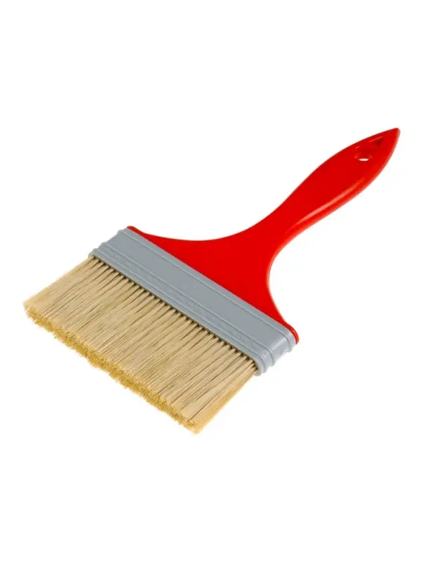 Кисть плоская ЛОМ промо, искусственная щетина, пластиковая рукоятка, 5", 125 мм