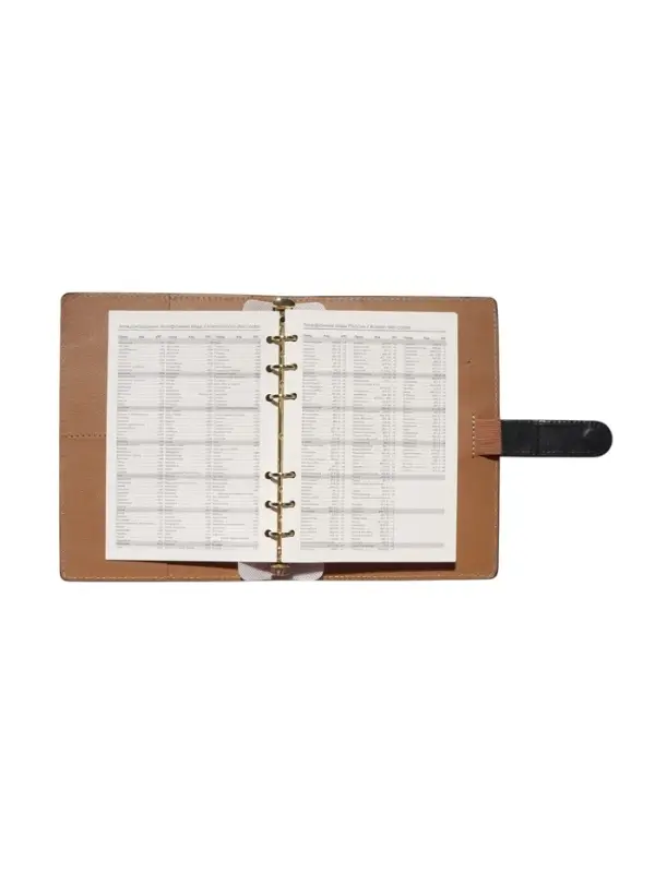 Органайзер на кольцах, C6, с хлястиком, 80л, линия, к/зам, Черный Органайзер на кольцах, C6, с хлястиком, 80л, линия, к/зам, Черный