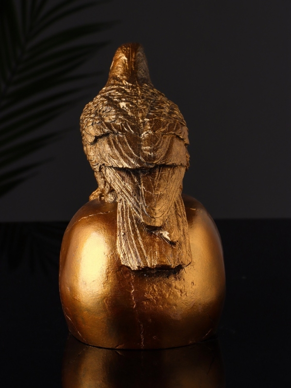 Фигура Фигура "Ворон на черепе" 17х15х15 см, бронза