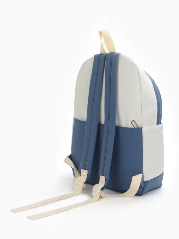 Рюкзак школьный на молнии, с карманами, с рисунком, размер 30&times;14&times;43 см, синий