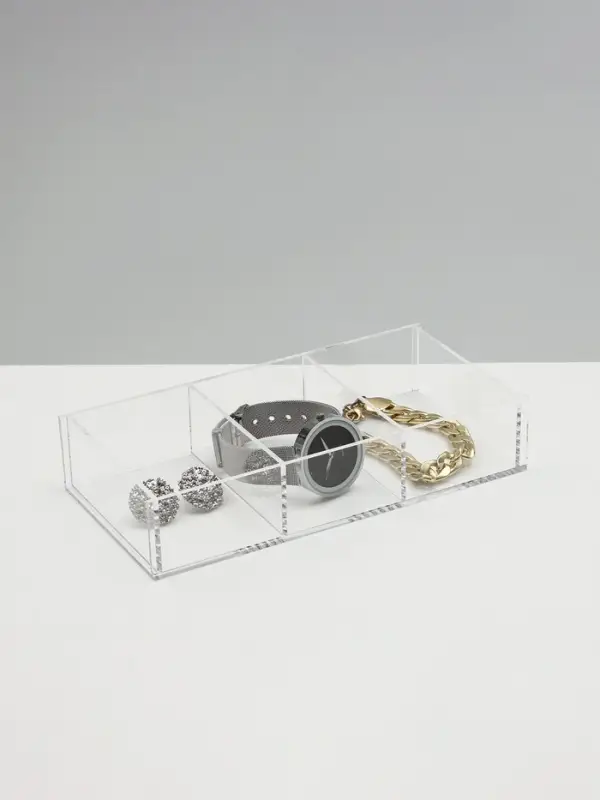 Подставка для презентации, 3 ячейки, 20.3&times;10.2&times;3.8 см, оргстекло 2 мм