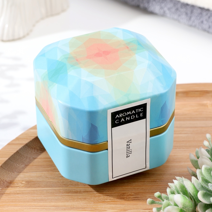 Свеча ароматическая в банке  Свеча ароматическая в банке "Aromatic Candle", ваниль, малая