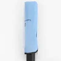 Зонт механический &laquo;Однотонный&raquo;, 4 сложения, 8 спиц, R=47/55 см, d=94 см, голубой