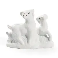 Фигурка декоративная &laquo;Семья козликов&raquo;, керамика, 12.5&times;4.5&times;10 см