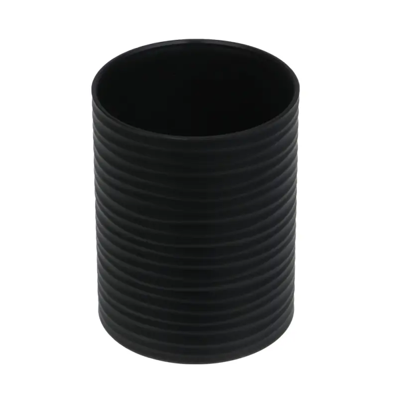 Стакан для ванной комнаты тм VETTA Тренто, пластик, PP, черный, 7,5х7,5х10см