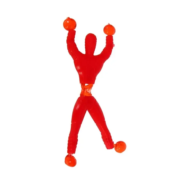 Липучка «Человек», сползает по стеклу, цвета МИКС Липучка «Человек», сползает по стеклу, цвета МИКС