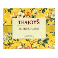 Чай ассорти TeaJoy`S, 6 вкусов, 30 пакетиков