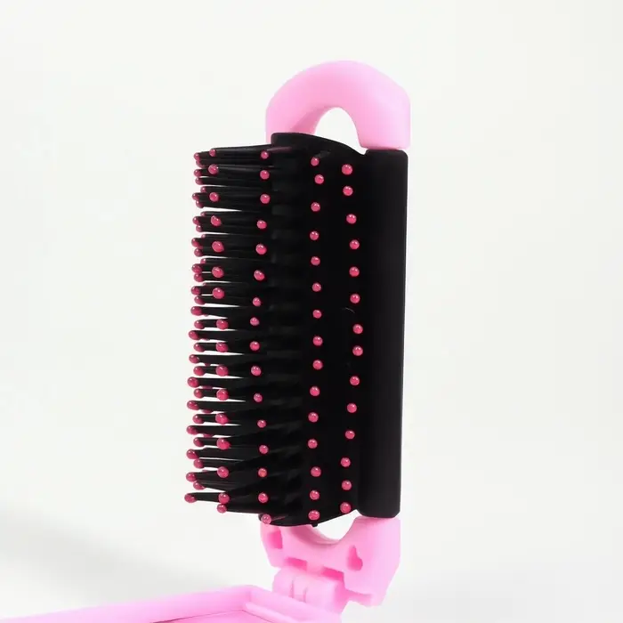 Расчёска массажная, складная, с зеркалом, 4 × 10/20 см, цвет МИКС Расчёска массажная, складная, с зеркалом, 4 × 10/20 см, цвет МИКС