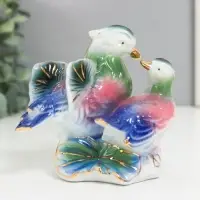 Фигурка керамика &laquo;Уточки-мандаринки цветные&raquo;, 11&times;7&times;11.5 см