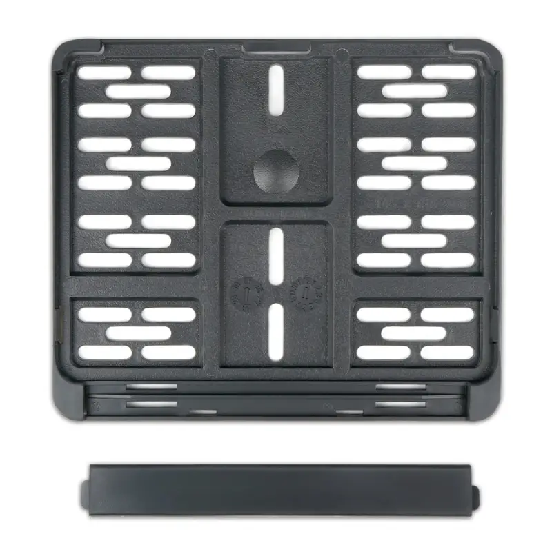 Рамка под номерной знак мотоцикла (чёрная) ТИП4 190х145 мм AVS RN-21