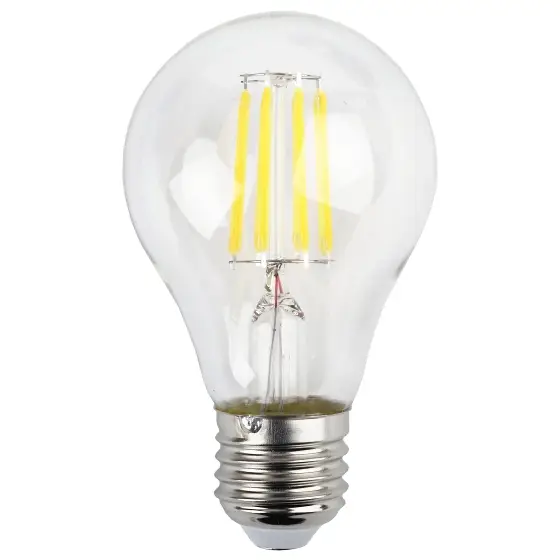 Лампа светодиодная декоративная LED 9 Вт 1170Лм 4000К груша, филамент нейтральный E27 230В F-LED A60-9W-840-E27