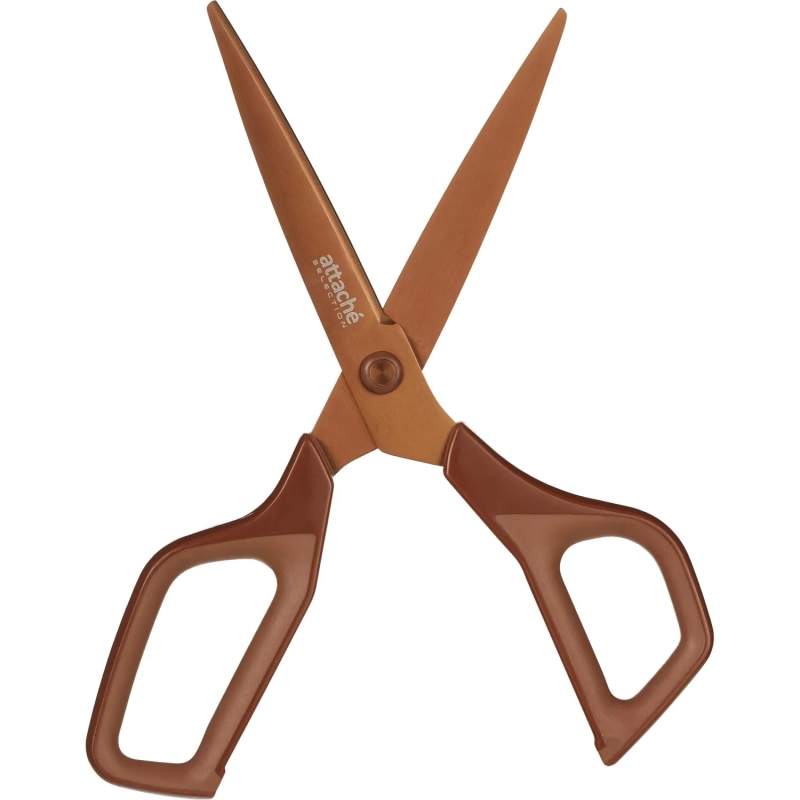 Ножницы Attache selection 3D, 210 мм,покрытие Titanium coffe,цвет кофе