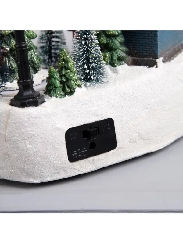 Светодиодная фигура &laquo;Новогодний город&raquo; 19&times;17&times;13 см, полистоун, от батареек ААх3, USB, свечение тёплое белое