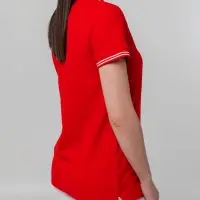 Рубашка поло женская Virma Stripes Lady, красная, размер S
