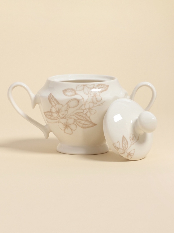 Сахарница SL Home «Аманде», 17×11×12 см, фарфор, белая Сахарница SL Home «Аманде», 17×11×12 см, фарфор, белая