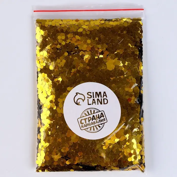 Наполнитель для шаров &laquo;Конфетти шестиугольник&raquo;, d=4 мм, 100 г