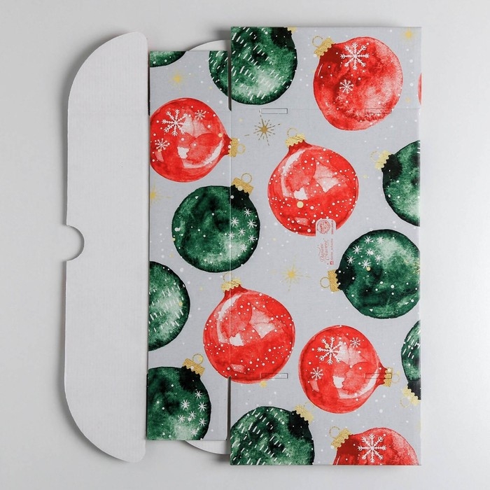 Коробка подарочная новогодняя складная «Уютного нового года», 30,7 х 22 х 9,5 см, Новый год Коробка подарочная новогодняя складная «Уютного нового года», 30,7 х 22 х 9,5 см, Новый год