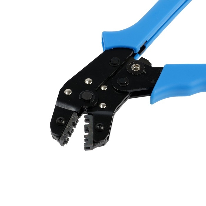 Пресс-клещи ТУНДРА, для обжима плоских изолированных наконечников, 0.25 - 2.5 мм2 Пресс-клещи ТУНДРА, для обжима плоских изолированных наконечников, 0.25 - 2.5 мм2