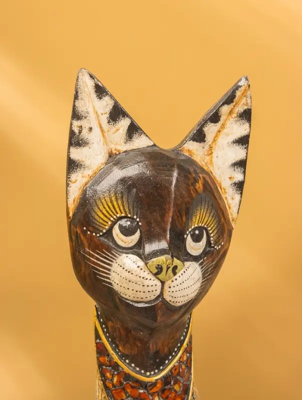 Сувенир «Кошка», 60×14×6 см, дерево, коричневый, МИКС Сувенир «Кошка», 60×14×6 см, дерево, коричневый, МИКС