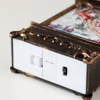 Фонарь светодиодный &laquo;Новогодние сани&raquo;, декоративный, 1 LED, от батареек 3&times;AG13, свечение тёплое белое