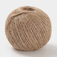 Шпагат джутовый Доляна, двухниточный, 1.12 ктекс, 312 м