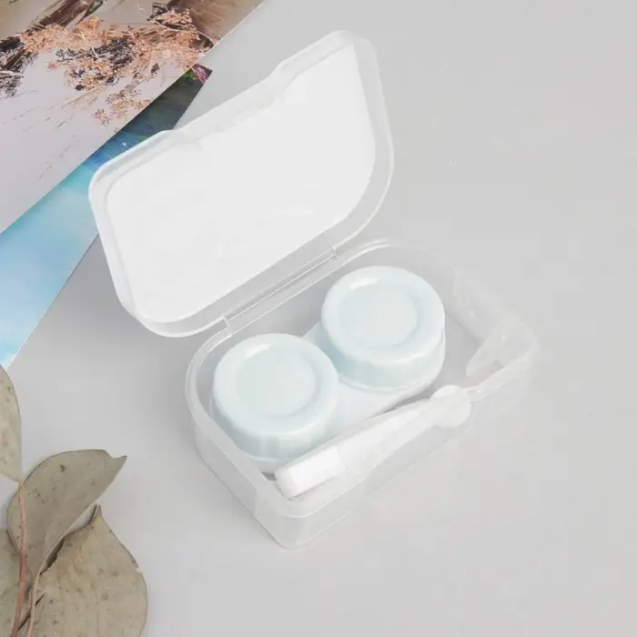 Контейнер для линз в наборе Контейнер для линз в наборе "Сияй и притягивай взгляды", 6,5 х 4,2 см