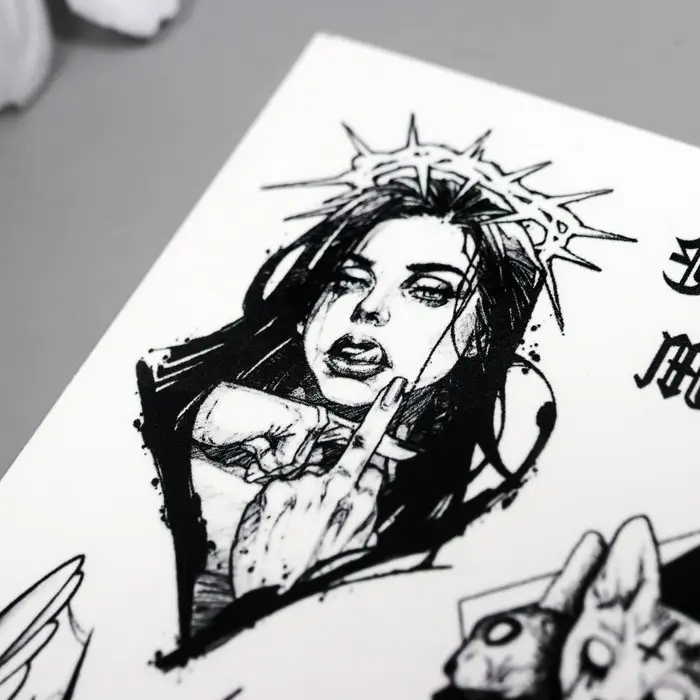 Татуировка на тело Татуировка на тело "Готические" 10х15 см