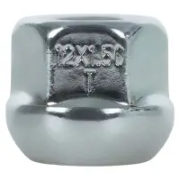Гайка колесная M12x1,5x19,5, сфера R12, ключ 19, открытая, хром для а/м Honda
