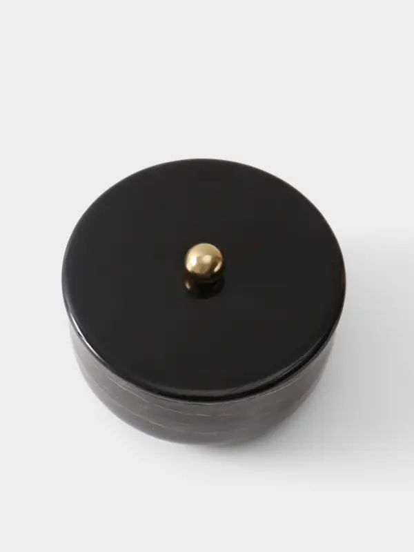 Конфетница с крышкой &laquo;Тёмный шоколад&raquo;, 11&times;11&times;7 см