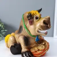 Копилка для денег &laquo;Бык большой&raquo;, цветной, 25&times;35&times;30 см