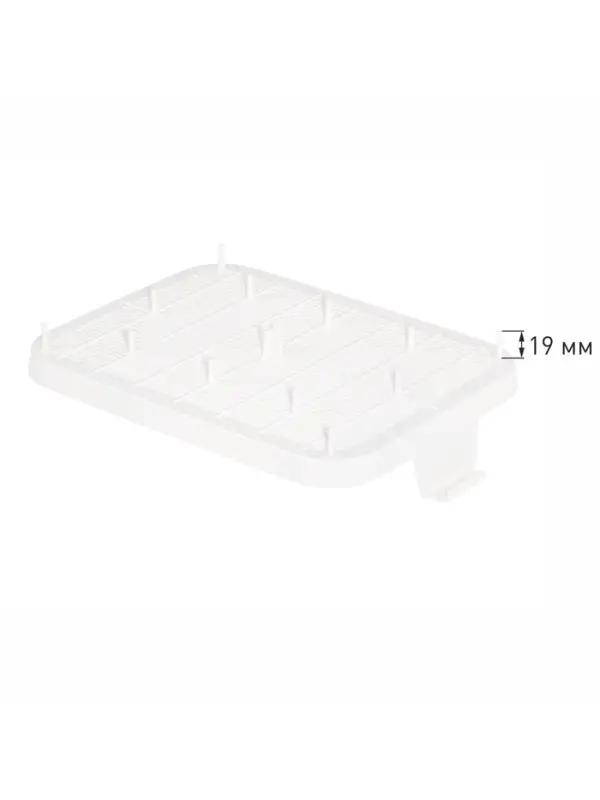 Туалет для кошек &laquo;Мур-мяу&raquo;, 33&times;25&times;7 см, с сеткой, пластик, цвет коралловый