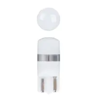 Лампочка светодиод. W5W (T10) PLUS, 6000K (Белый), 12/24В, 0.7Вт, 1LED, Биполяр., кмпл.2шт.