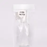 Бутылочка для хранения, с дозатором, 270 мл, белая, прозрачная