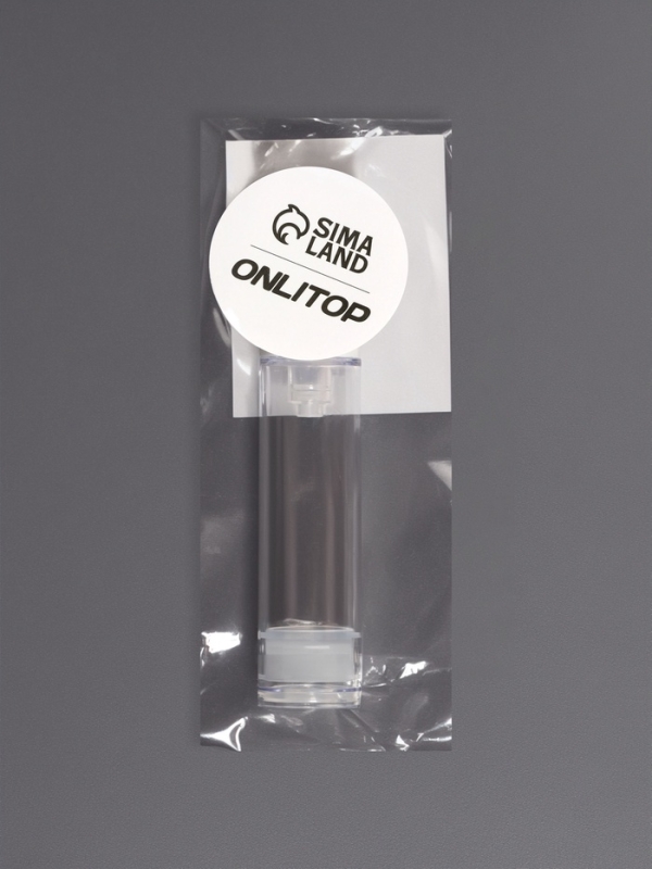 Бутылочка д/хранения с дозатором 10мл d1,9*9,3см пластик прозрачн/белый накл ОТ Бутылочка д/хранения с дозатором 10мл d1,9*9,3см пластик прозрачн/белый накл ОТ