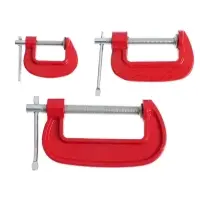 Набор струбцин G-образных ЛОМ, 1-2-3" (25-50-75 мм), 3 шт.