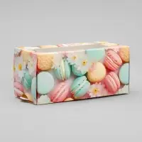 Коробка для макарун, кондитерская упаковка &laquo;Макаруны&raquo;,12 х5.5 х 5.5 см