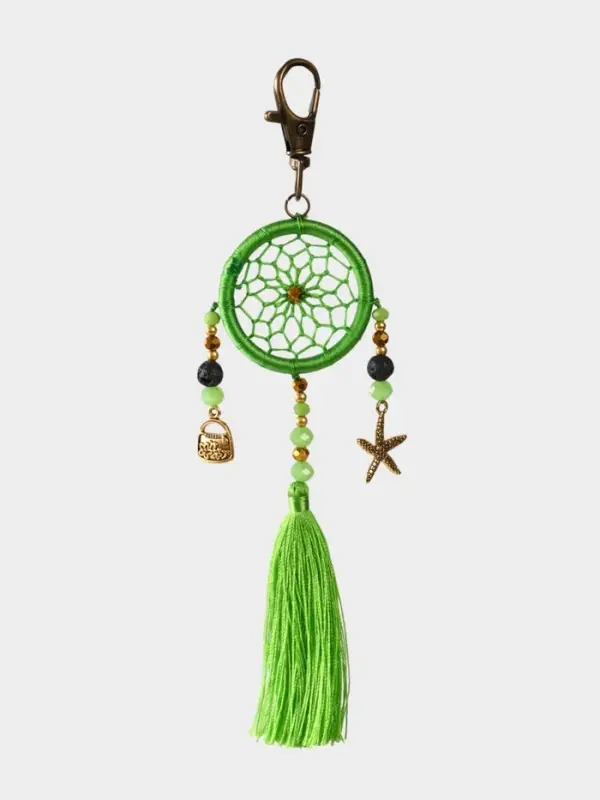 Брелок ловец снов, 17 см, зелёный Брелок ловец снов, 17 см, зелёный