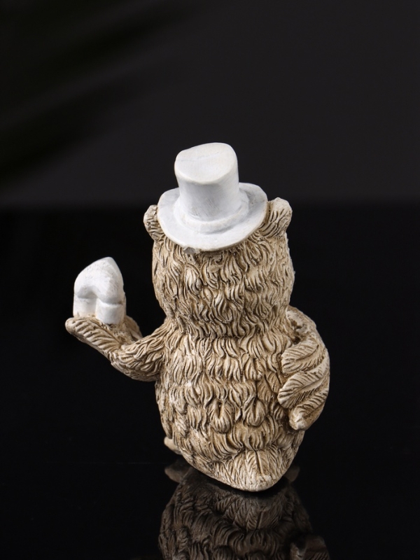 Фигура Фигура "Филин жених" 8х6х5 см, бежевый