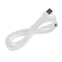 Кабель Hoco X20, Lightning - USB, 2 А, 2 м, PVC оплетка, белый