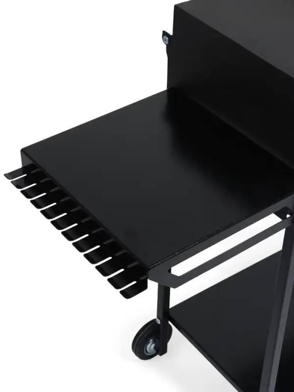 Мангал GrilMe, 35&times;115&times;83 см, сталь 2 мм, 2 полки, колёса