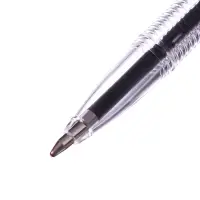 Ручка шариковая Erich Krause R=301 Classic Stick, узел 1.0 мм, чернила красные, длина линии письма 2000 метров, штрихкод на ручке