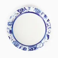 Тарелка одноразовая бумажная &laquo;Синие Узоры&raquo;, 17 см, 6 шт