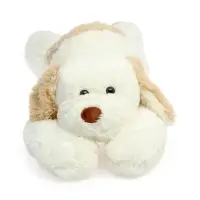 Мягкая игрушка &laquo;Собака Дружок с лентой&raquo;, цвет молочный/кофейный, 85 (111) см