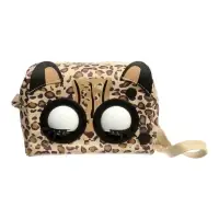 Музыкальная игрушка-сумочка "Котенок" звук, глазки моргают, леопард