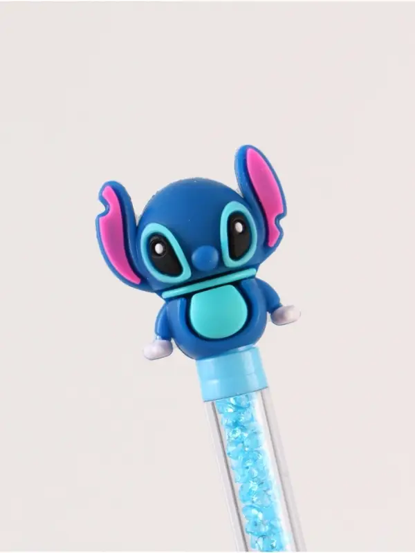 Блокнот с разделителями А6, 65 л ручка с кристаллами и стикеры-наклейки Стич 3 Блокнот с разделителями А6, 65 л ручка с кристаллами и стикеры-наклейки Стич 3