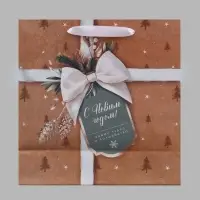 Пакет подарочный &laquo;С Новым годом&raquo;, 30&times;30&times;12 см