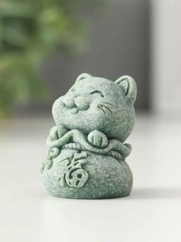 Набор фигурок песчаник &laquo;Манэки-нэко&raquo;, 4 шт., 4.3&times;4&times;5.5 см