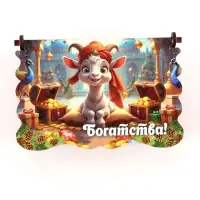 Шкатулка новогодняя 2027 &laquo;Богатства!&raquo; 14&times;9&times;6 см