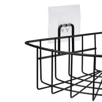 VETTA Полка настенная, угловая, металл, 26x19x8 см, черный