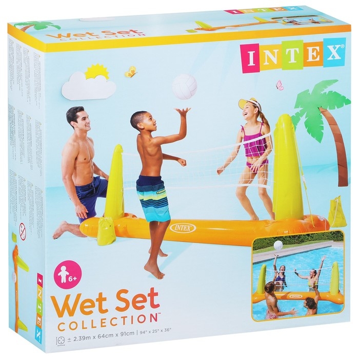 Ворота волейбольные, 239 х 64 х 91 см, от 6 лет, 56508NP INTEX Ворота волейбольные, 239 х 64 х 91 см, от 6 лет, 56508NP INTEX